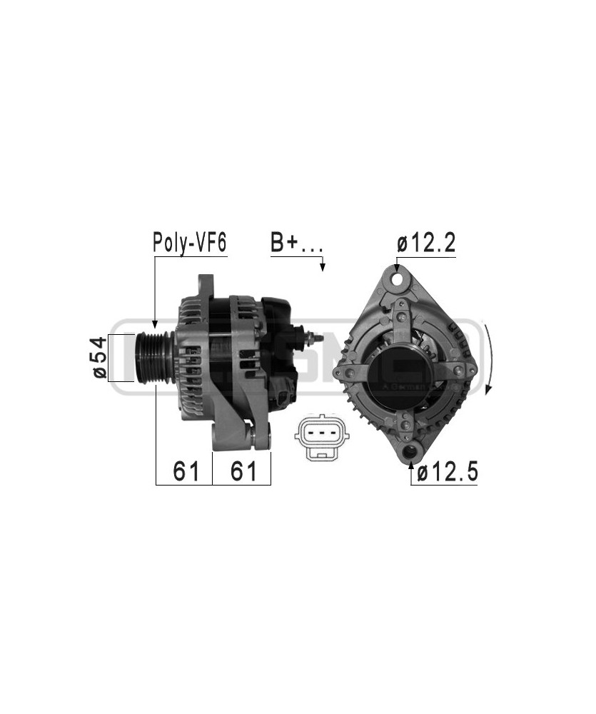 ALTERNATORE  FREEMONT 150AH