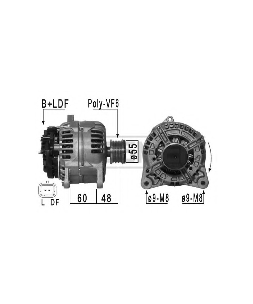 ALTERNATORE  JUKE 12V 150AH