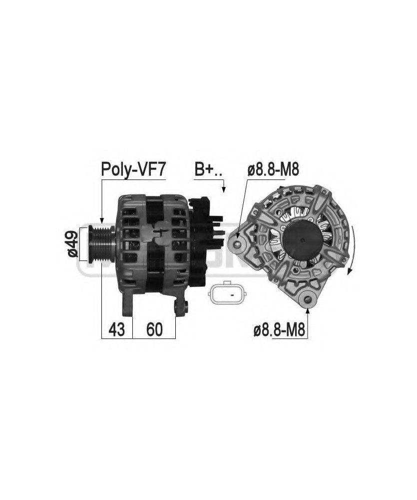 ALTERNATORE X-TRAIL