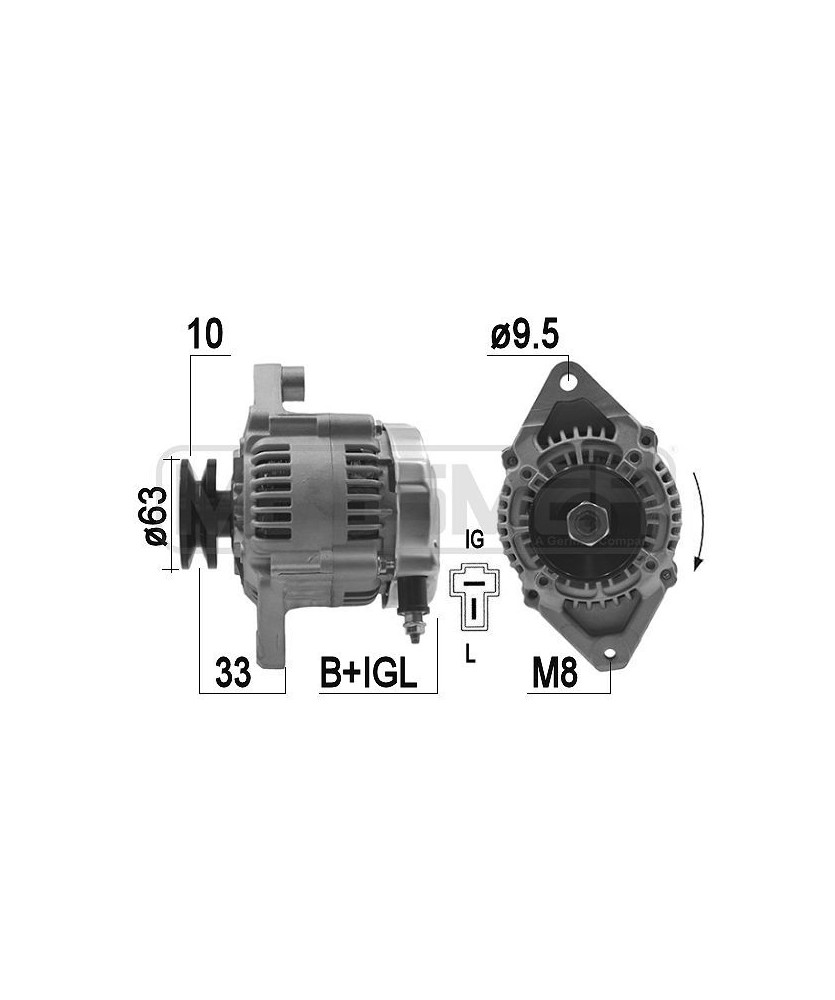 ALTERNATORE 12V 40AH