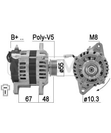 ALTERNATORE 12V 65AH            **  *