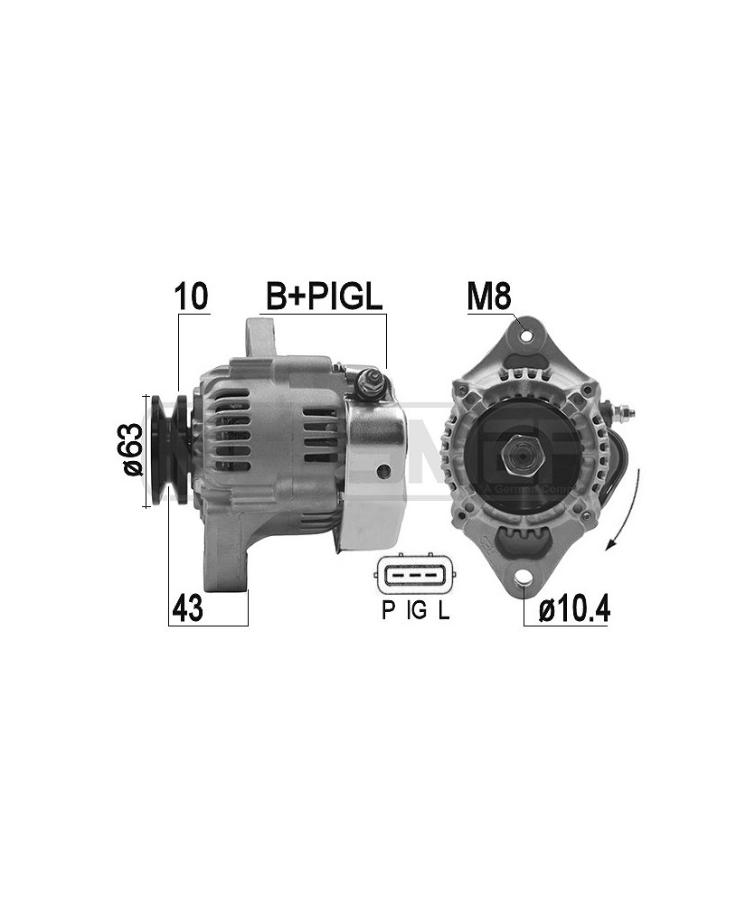 ALTERNATORE DENSO OBCAT-CATERPILAR