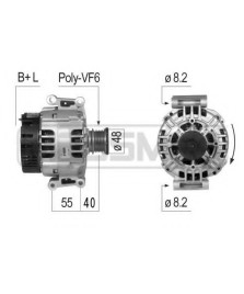 ALTERNATORE 14V 115A