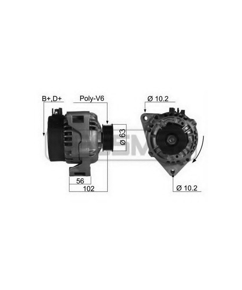 ALTER.12V 80   PEUT    LAN