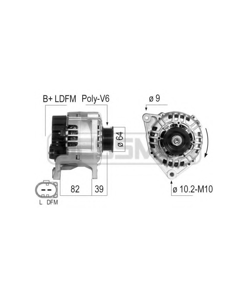 ALTERNATORE 14V 140AH A4