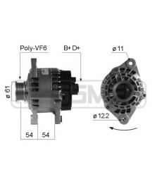 ALTERNATORE AR 145 / 146 / 147 / FI PUNT ORIGINALE JTD 120A