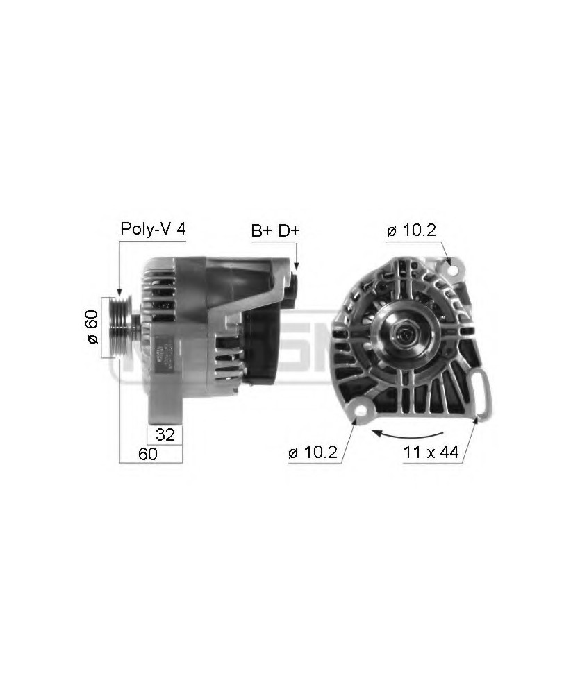 ALTERNATORE 12V 65A -  - DOBLO (119