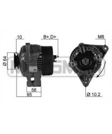 ALTERN.  AX - P.205/P.309/P.405 A 70AH