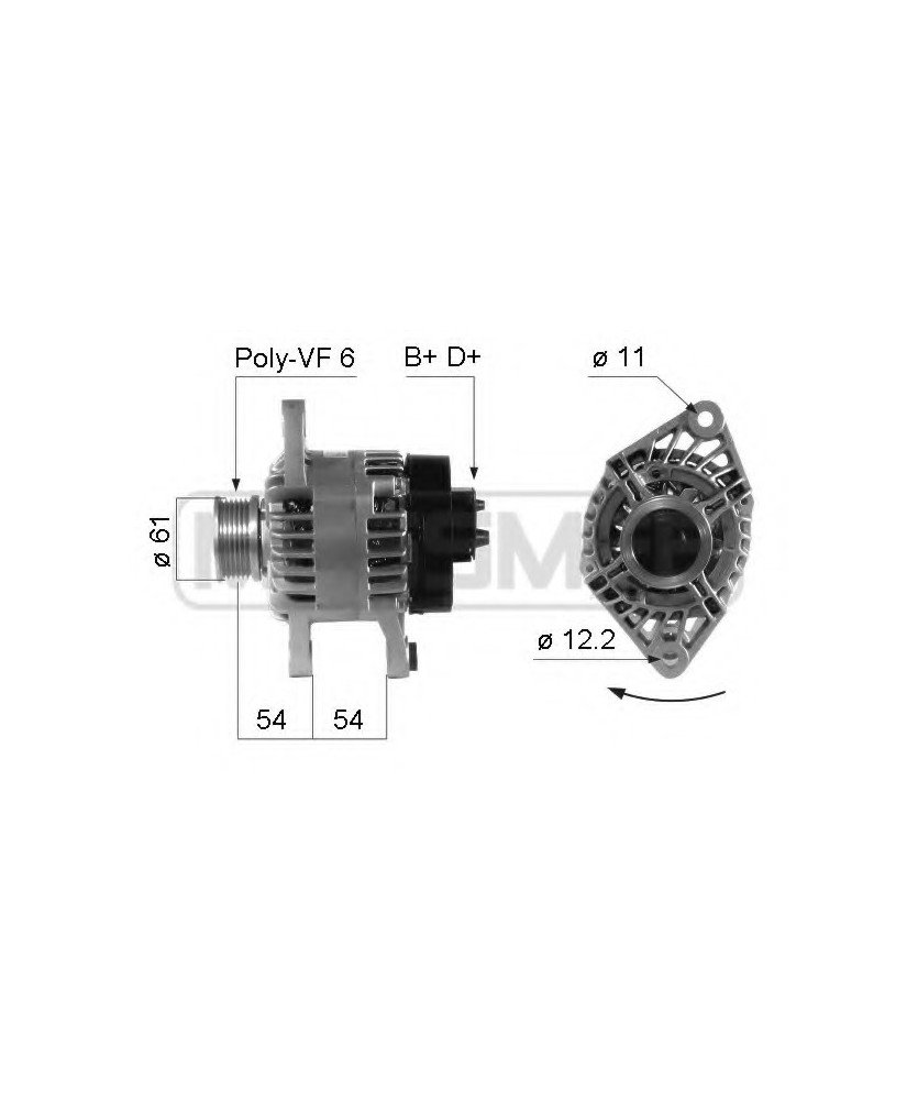 ALTERNATORE  147 1.9 JTD 105AH ALFA 145 146 147 156