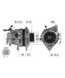 ALTERNATORE PAJERO  A2T82899 1 12V 75Amp DP2