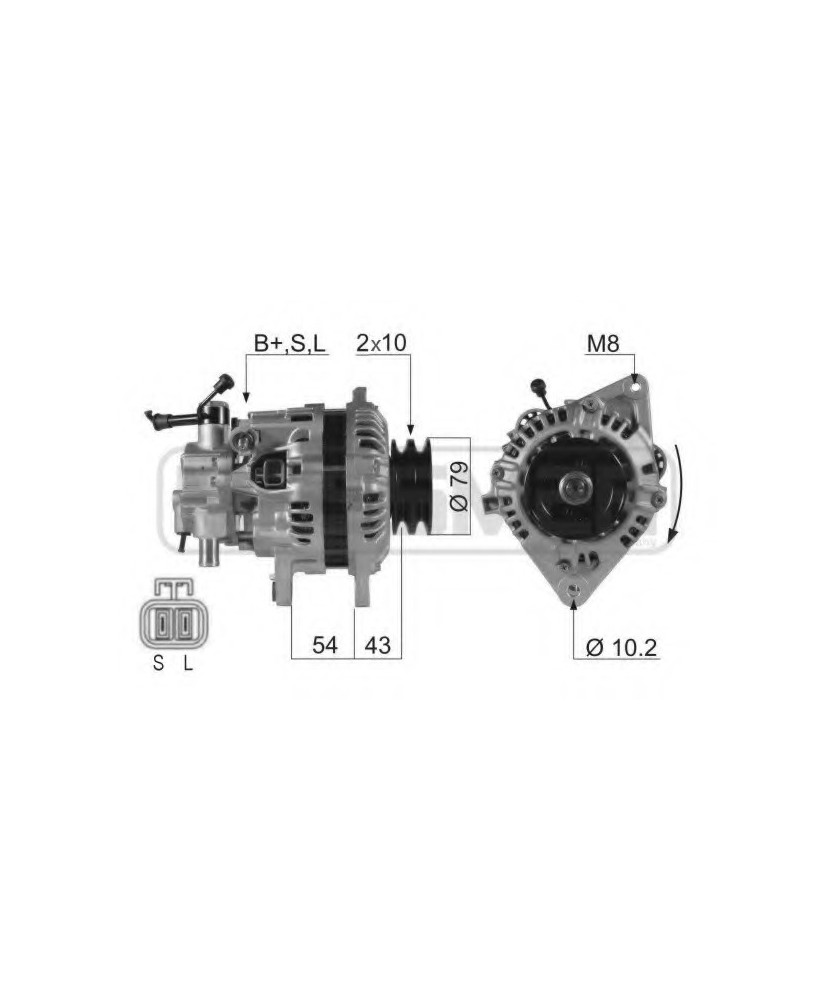 ALTERNATORE PAJERO  A2T82899 1 12V 75Amp DP2