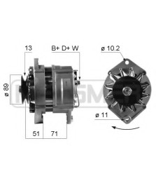 ALTERNATORE - 24V 80AH EuroCargo  Eurost EuroTech MP  EuroTech MT  EuroTrakker