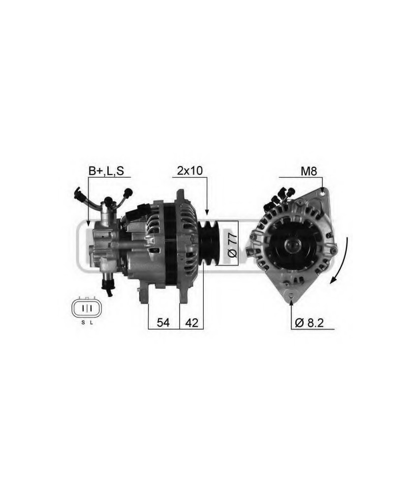 ALTERNATORE GALLOPER TERRACAN 90 AMP