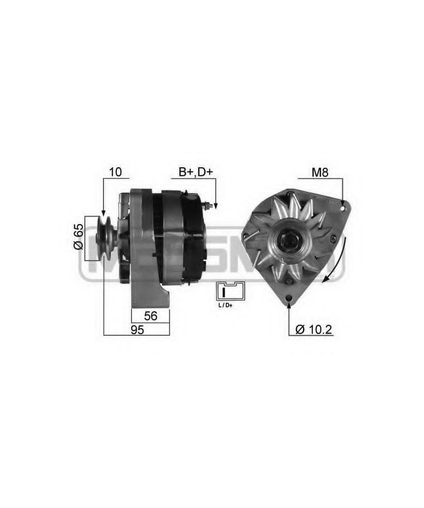 ALTERN.  AX - P.205/P.309/P.405 A 70AH