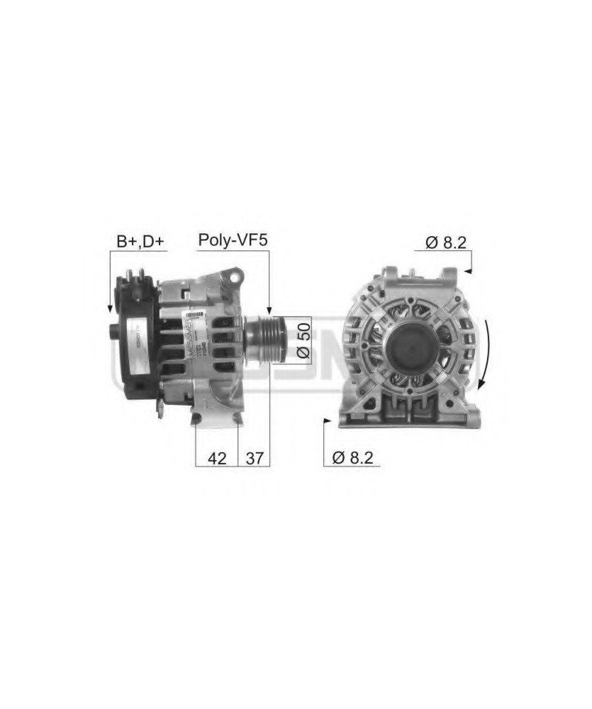 ALTERN.  CLASSE A 12V-90A