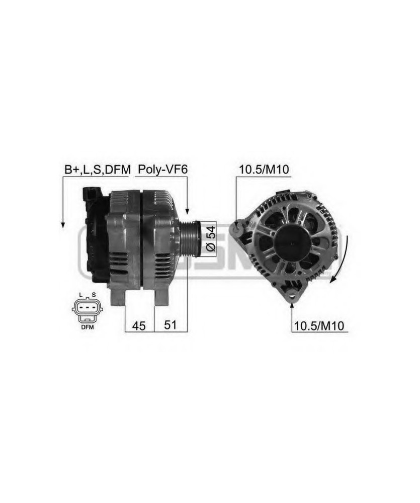 ALTERNATORE FORD FIESTA