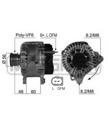 ALTERNATORE 14V 140A  A1 A3 A4 TT SE  FABIA  CADDY POLO PASSAT