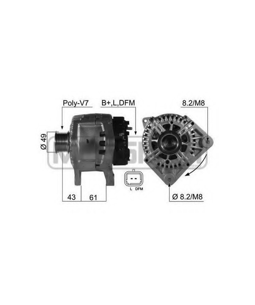 ALTERN.LAGUNA/NE/SCENIC 12A110AH     NE  SC NIC