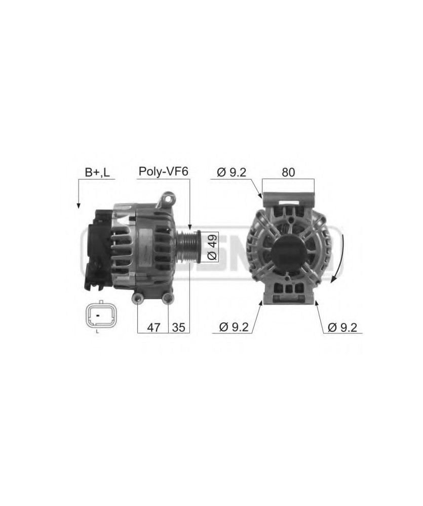 ALTERNATORE -  BERLINGO  C3  C3 4 Picasso  C4  C4 Grand Picasso  C4 Picas