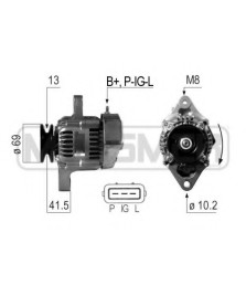 ALTERNATORE - CARRARO TRTORS JOHN DEE  engines 4TNE84 KUBOTA  YANMAR Cor