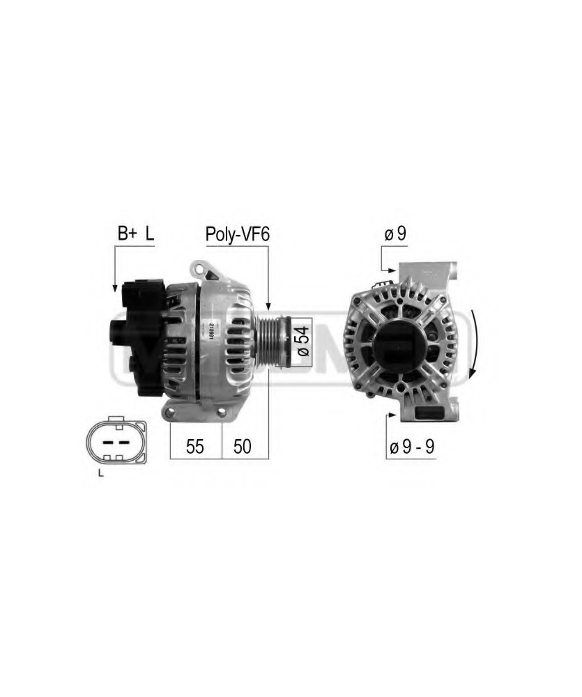 ALTERNATORE  MITO 1.3 JTD 120A