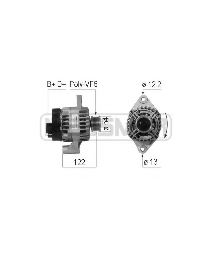 ALTERNATORE - ALFA ROMEO 159  MITO FIAT BRAVO Van  CROMA  LINEA LANCIA D