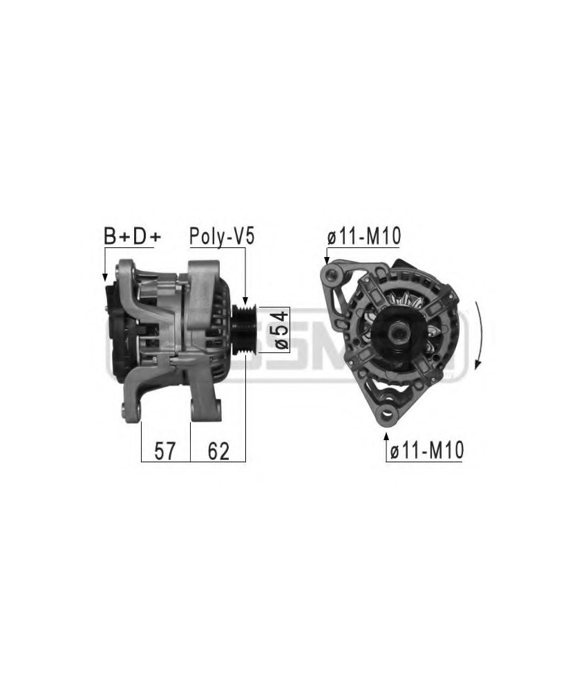 ALTERNATORE  DUCATO /  DAILY IV 110AH 12V