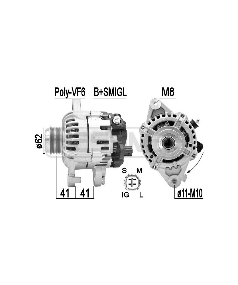 ALTERNATORE 90AH  YARIS