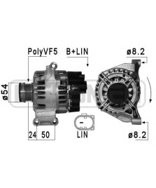 ALTERNATORE AR MITO / FI 500 / 500L / PA 120AH