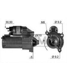 MOT.AVV. 12V 1 1KW  C2 C3 C4      XSARA PICASSO PEUT 106 205 306 307