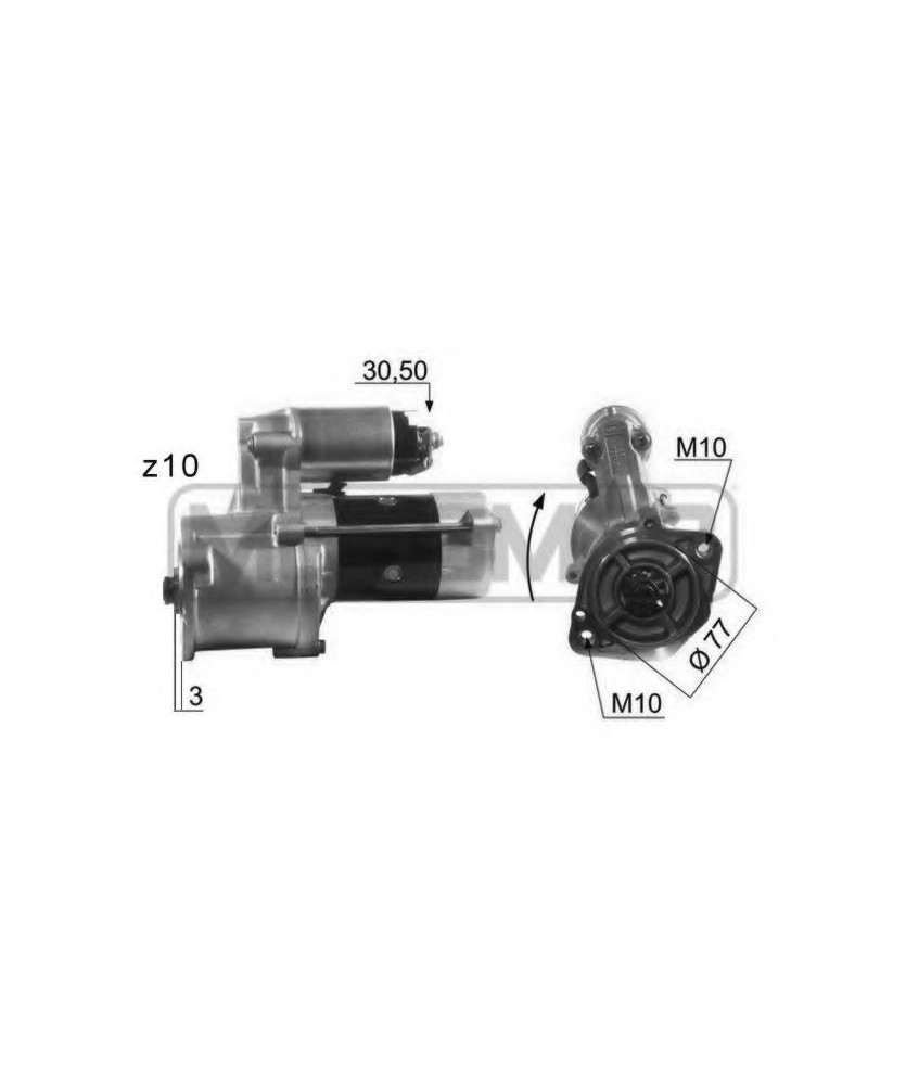 MOTORINO AVVIAMENTO MITSUBISHI COLT