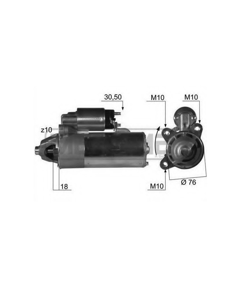 MOT. - 12V-2 2KW. -  FOCUS 1.8 TD OE