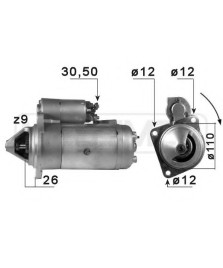 MOTORINO AVVIAMENTO 12V 3KW              500/600