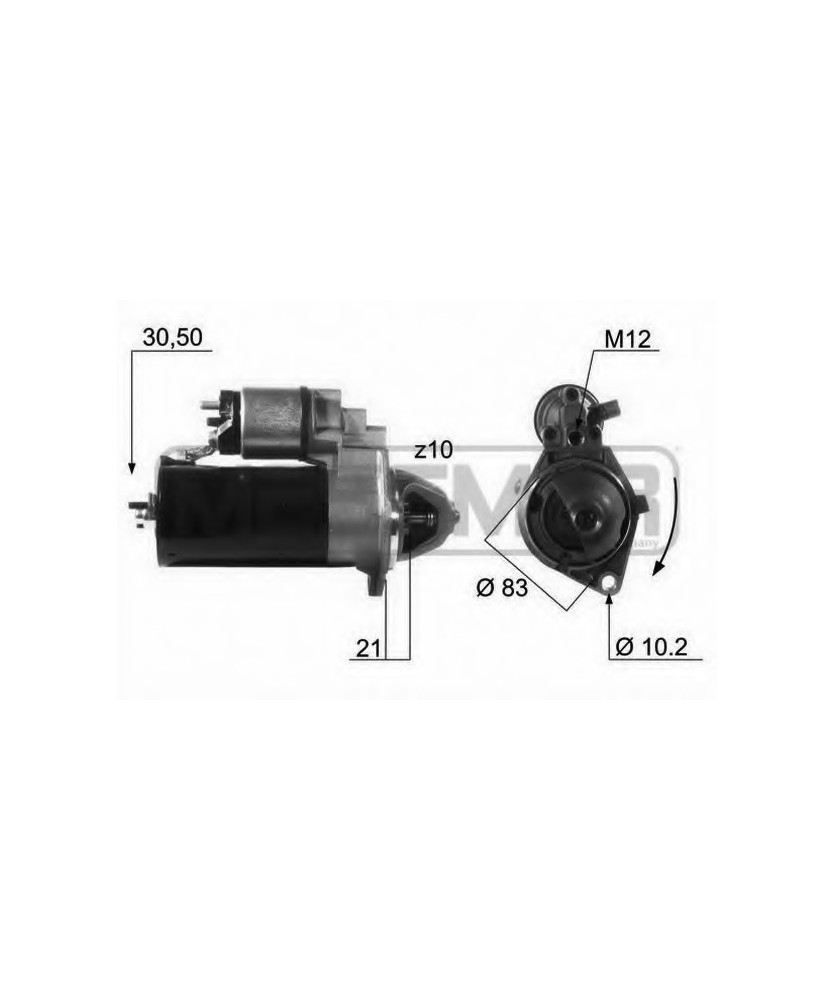 MOTORINO 12V 2KW. -  - ASTRA