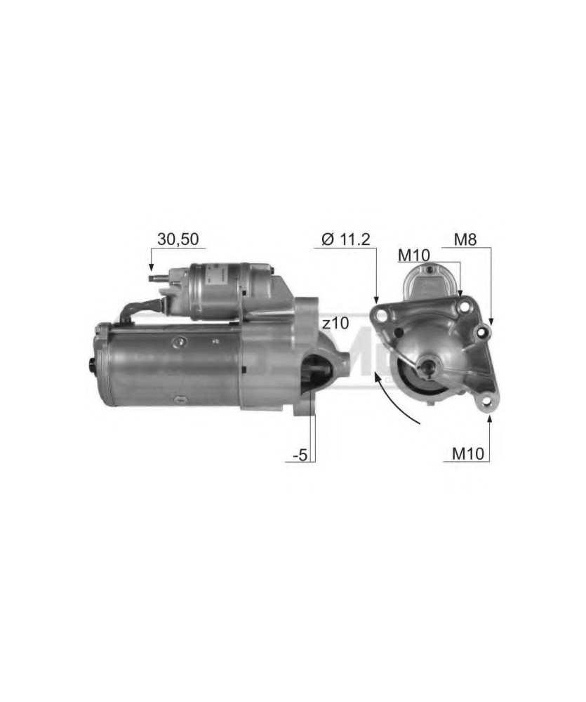 MOT. AVV. 12V 2 2KW  BERLINGO      DUCATO  PEUG. BOXER