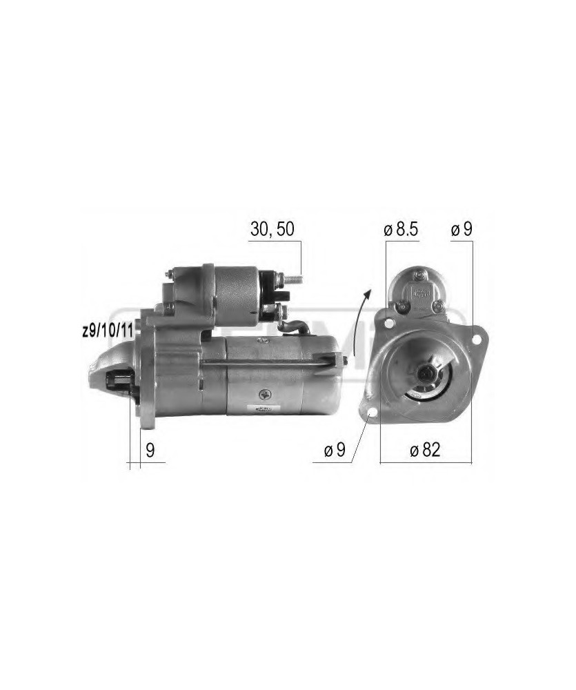 MOT. - 12V 2KW. -  - 145 (930)