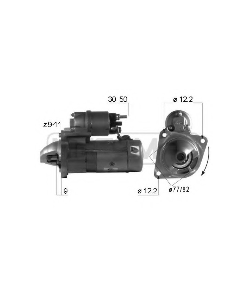 MOTORINO AVVIAMENTO 12V 1.8KW DOBLO