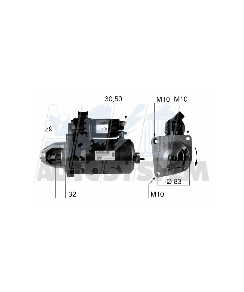 MOTORINO AVVIAMENTO C25