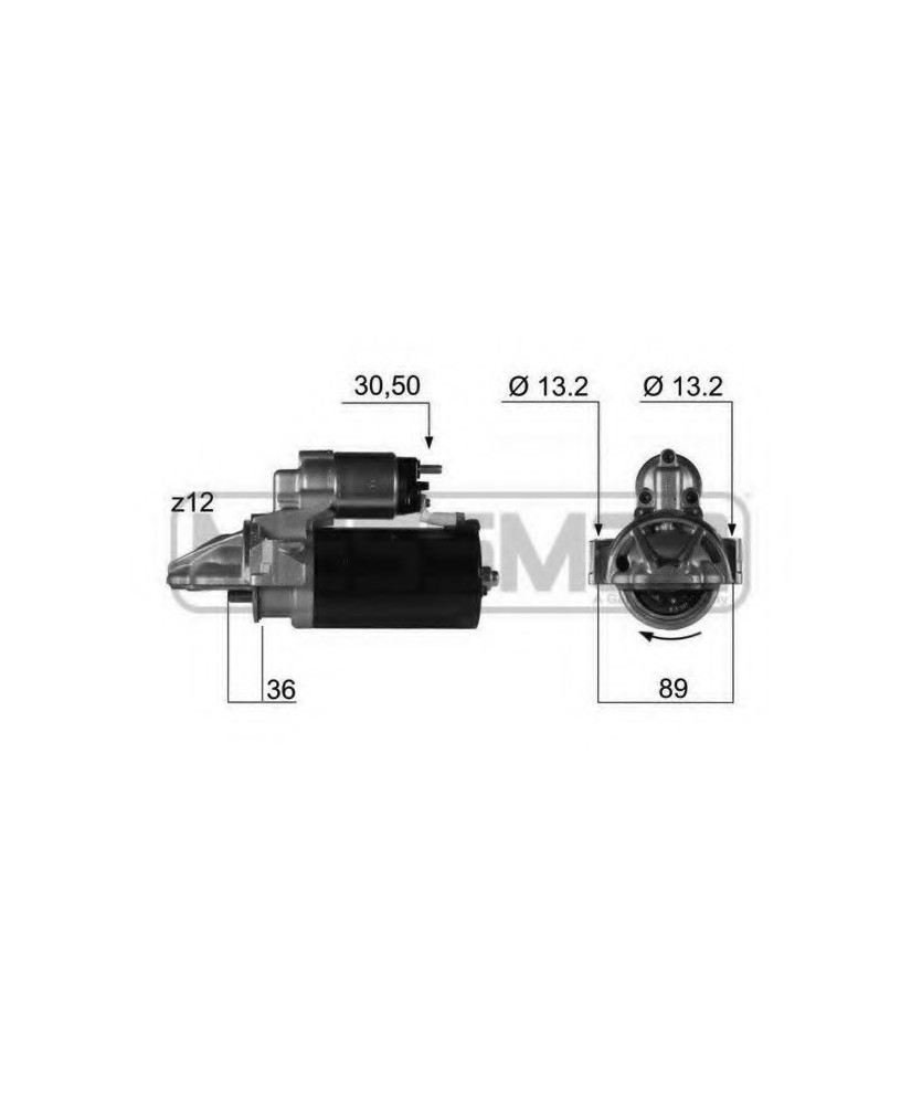 MOTORINO AVVIAMENTO JUMPER 2.2 HDI DUCAT TRANSIT FURGONATO LAND  12V 2.0KW