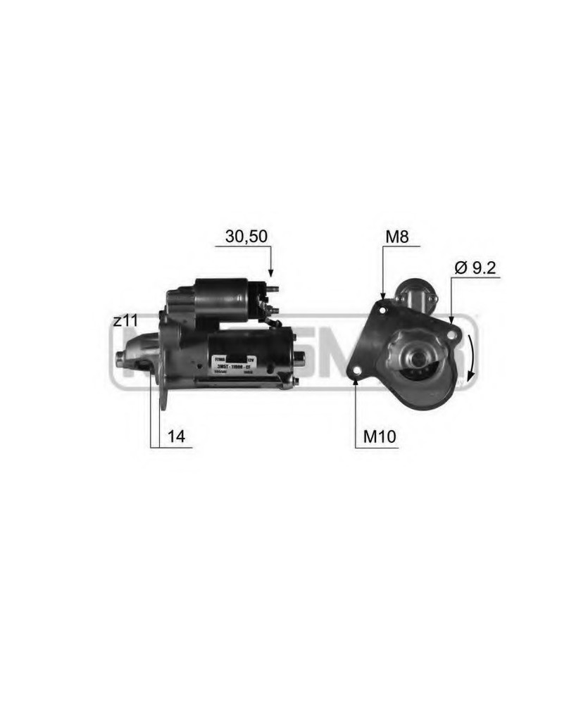 MOTORINO AVVIAMENTO FORD FOCUS C-MAX    1.6 TDCI