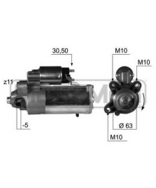 MOTORINO AVVIAMENTO  FOCUS C-MAX 2.0 12V 2.2 KW