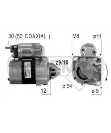 MOTORINO 12V 0.9KW GRANDE PUNTO/MUSA BZ  BRAVO