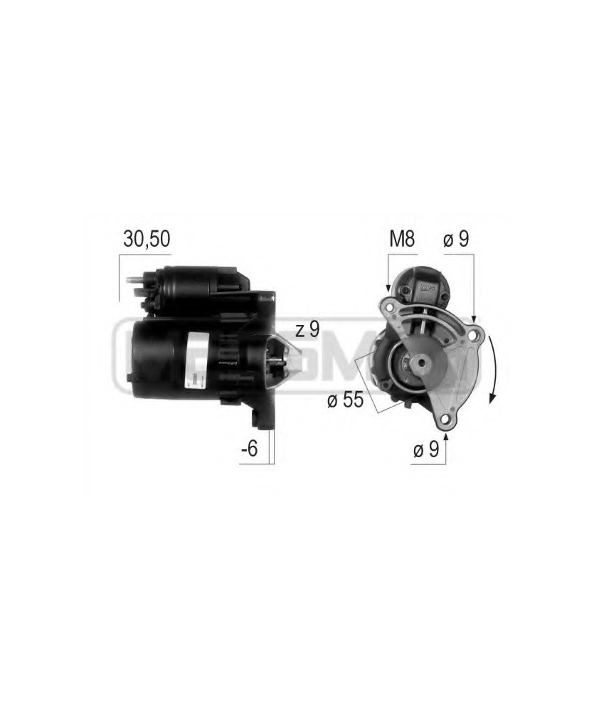 MOTORINO AVVIAMENTO  C2/C3 0 7KW