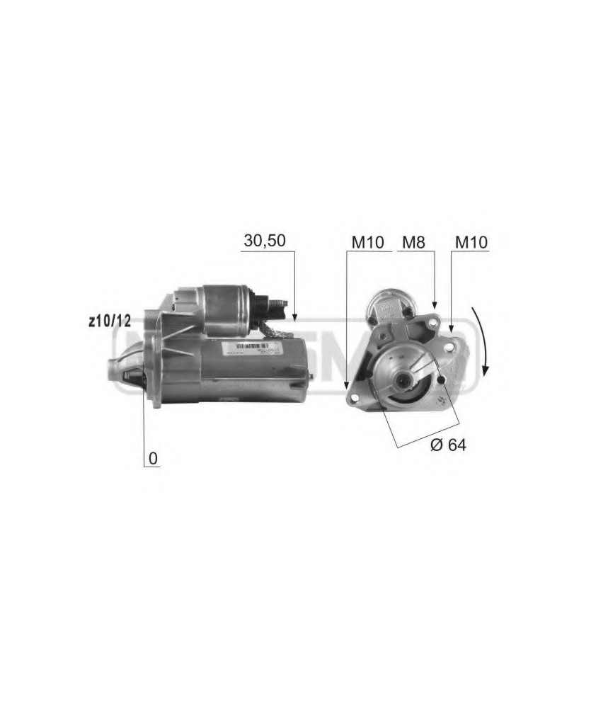 MOTORINO AVVIAMENTO CLIO III/MEGANE/SCENIC/TWINGO-JUKE/NOTE-DUSTER/SANDERO