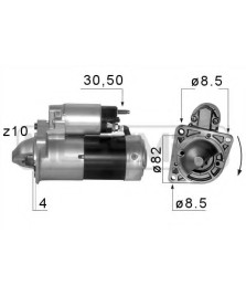 MOT.AVV.  M1T30171 12V 1 80kW  10T CW ASTRA H-ZAFIRA 2005