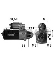 MOTORINO.AVVIAMENTO.APE CAR-LOMBARDINI    16/  M500 TENSIONE 12V