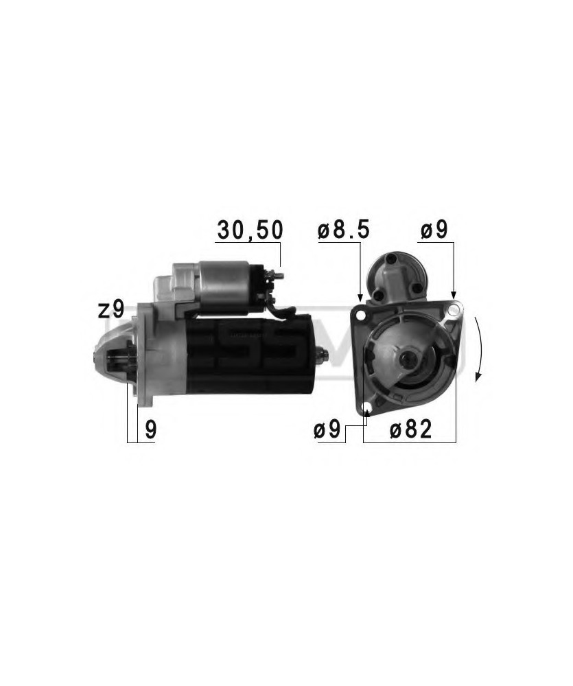 MOT. AVV. ALFA 156-LYBRA JTD 00011092535 2.2 KW