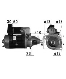 MOTORINO AVVIAMENTO 2KW                 MASSEY FERGUSON 12V