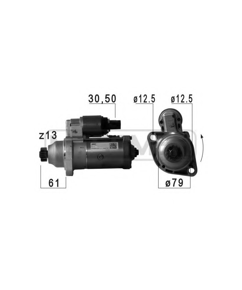 MOTORINO AVVIAMENTO GOLF-PASSAT-TIGUAN-OCTAVIA-LEON-A1-A3-Q3