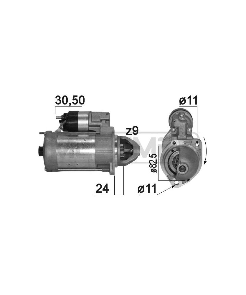 MOTORINO AVVIAMENTO KHD Various Models wKHD Various Models 2.3 kw